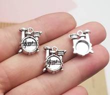 20pcs/lot--16x14x4mm, Antique silver plated Drums charms,DIY supplies,Jewelry accessories 2024 - buy cheap