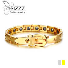 Width 8MM stainless steel gold/silver color bracelet&bangles adjustable factory direct for men 2024 - buy cheap