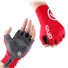 Breaking Wind Cycling Gloves Half Finger Anti-slip Gel Bicycle Lycra Fabric Mittens MTB Gloves Breathable Racing Road Bike Glove 2024 - buy cheap