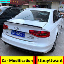 UBUYUWANT-alerón trasero de ABS sin pintar, decoración para maletero, estilismo de coche para Audi A4 B8 B8.5 2009-2014 2024 - compra barato