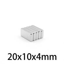 5-50pcs 20x10x4mm Strong Rare Earth Magnet 20mmx10mmx4mm Thickness Block Rectangular Neodymium Magnets Strip Magnetic 20*10*4mm 2024 - buy cheap