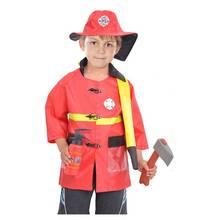 Детские костюмы пожарного; комплект одежды для маленьких мальчиков; вечерние костюмы для костюмированной вечеринки на Хэллоуин; костюмы пожарных для мальчиков-подростков 2024 - купить недорого