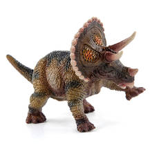 Boy Gift Dinosaur Model Colorado Triceratops Solid Hand-painted Commemorative Figure Home Decoration Animal Model 2024 - buy cheap