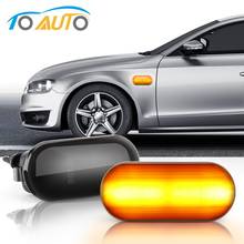 2pcs Car LED Dynamic Side Marker Turn Signal Light For Volkswagen VW Bora Golf Passat 3BG Polo SB6 SEAT Ibiza Leon Skoda Ford 2024 - buy cheap