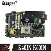 Asepcs K40IN K50IN Laptop motherboard para For Asus K40IN K50IN X8AIN X5DIN K40IP K50IP K40I K50I K40 K50 Teste mainboard original 2024 - compre barato