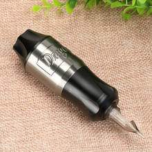 Professional Tattoo Short Pen Machine Rotary Strong Motor Permanent Makeup Eyebrow Lip Tattoo Gun With Cartridge Needle 2024 - buy cheap