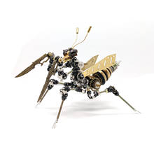 18 x 10 x 12CM 3D Metal Assembly Insect Puzzle Model DIY Mechanical Mantis Kit Best Home Office Decor As Gift 2024 - buy cheap