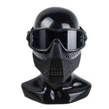 Máscara protetora tmc2895 para paintball, máscara óculos antiembaçante com máscara removível 2024 - compre barato