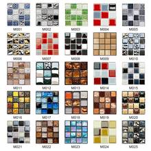10pcs Mosaic Tiles Wall Sticker 2D Printed Transfers Covers for Kitchen Cupboard Waterproof Wall Decal Home Decor Wallpaper 2024 - buy cheap