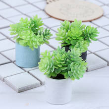 1:12 Dollhouse Toy Miniature Fake Plant Flower ceramics Bottle Flower Arrangement 2024 - buy cheap