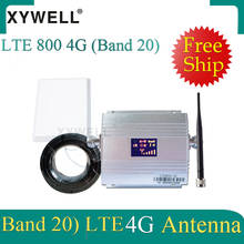 Amplificador de sinal de celular, 4g, 20 lte, 800mhz, 4g, antena 4g 2024 - compre barato