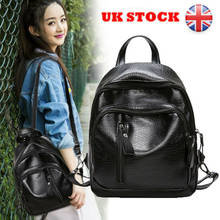 Fashion Shoulder Bag Rucksack PU Leather Pack Travel Bag Women Ladies 2024 - buy cheap