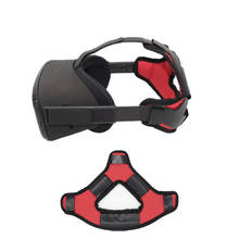Накладки на голову для Oculus Quest виртуальной реальности VR гарнитура Подушка повязка на голову фиксация Удобная из искусственной кожи и снижение давления на голову 2024 - купить недорого