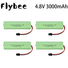 4.8v 3000mah NiMH Battery For Rc toys Cars Tanks Robots Boats Guns Ni-MH AA 4.8v Rechargeable Battery Pack 1-10pcs 2024 - buy cheap