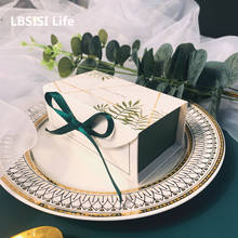 LBSISI Life 20pcs 11.3*6*4.5cm Green Specially For You Paper Box Birthday Wedding Gift Candy Chocolate Packaging With Ribbon 2024 - buy cheap