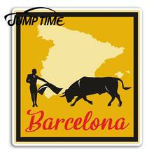 Jump Time Barcelona Vinyl Stickers Spain Travel Sticker Laptop Luggage Decal Truck Window Car Wrap Car Accessories 2024 - buy cheap