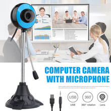 Cámara Digital HD sin controlador para ordenador USB con micrófono independiente, Base de ventosa, Webcam para videoconferencia de Chat en línea 2024 - compra barato