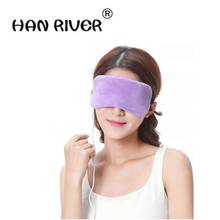 HANRIVER Pure silk steam eye mask alleviates eye fatigue. Usb hot compress reduces eye heat 2024 - buy cheap