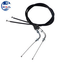 110CM Lengthened Throttle Cable Wires Clutch Line Black For Harley Sportster Iron XL 883 1200 Custom Anniversary XL1200C 2024 - buy cheap