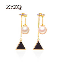 ZYZQ Fashion Statement Earrings for Women Metal Zinc Alloy Geometric Dangle Drop Earing Brincos 2020 Trend Jewelry Gifts 2024 - buy cheap