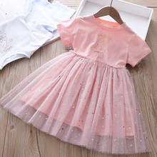 Baby Dresses For Kids Girl Clothes Toddler 4 5 6 years Birthday Princess Tutu Mesh Dress New Girls Dress Elegant 2021 Summer 2024 - buy cheap