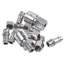 10 x acoplador acoplador rápido compressor pneumático sistema de bomba forma europeia