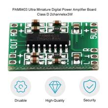 Green PAM8403 Super Mini Digital Amplifier Board 2x3W Class D Digital 2.5V To 5V Power Amplifier Board Efficient hot new 2024 - buy cheap