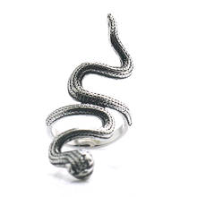 Unisex 316L Stainless Steel Punk Gothic Snake Ring 2024 - buy cheap