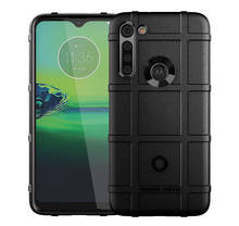 Capa de silicone para motorola moto g8, capa protetora de fibra de carbono amortecedora, à prova de choque, amortecedor 2024 - compre barato