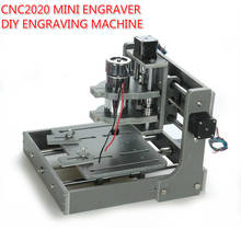 Cnc 2020 desktop gravador mini 3 eixos cnc diy roteador cnc2020 escultura em madeira máquina de gravura 2024 - compre barato