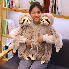 New 1pc 50cm/70cm Lifelike Sloth Baby Doll Sloth Plush Toys Stuffed Dolls Kids Toys Lovely Doll Girlfriend Best Gifts Brinquedos 2024 - buy cheap