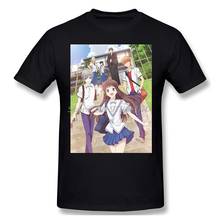 Roupas masculinas de alta qualidade, gola redonda, 100 algodão, camiseta gráfica premium, cesta de frutas, tohru, honda yuki, kyo, soma, anime, manga curta 2024 - compre barato