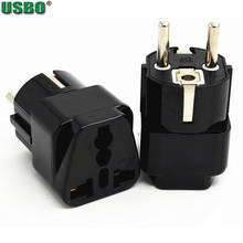 Universal 16a 250 v índia au eua reino unido para a ue ac plugue de energia elétrica rússia alemanha franch viagem casa conversor adaptador schuko plug 2024 - compre barato