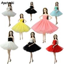 Fashion Doll Clothes Ballet Tutu Dress For Barbie Doll Outfits Evening Dresses Clothes For Barbie Doll 1/6 BJD Dolls Accessories 2024 - buy cheap