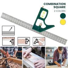 300mm Adjustable Combination Square Angle Ruler Diy Precise Woodworking Ruler Carpenter Tools Stainless Steel Measuring Tools 2024 - buy cheap