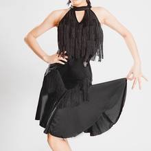 Adult Dance Dress Tassel Latin Cha Cha Samba Competiton Costumes Women Sexy Ballroom Dancewear Backless 2024 - buy cheap
