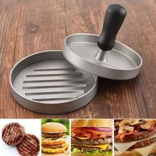 High Quality Round Shape Hamburger Handheld Press Aluminum Alloy Meat Beef Grill Burger Maker Mold Heat Resistant Kitchen Tools 2024 - buy cheap