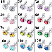 korean Luxury fashion punk gothic CZ earrings small zircon stud earings for women earring jewelry 2024 - buy cheap