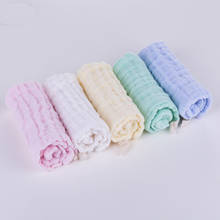 10pcs  Baby Handkerchief Water Wash Gauze Small Square Towel 6 layer Fold Absorption Baby towel Cotton comfortable 2024 - buy cheap