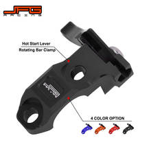 Motorcycle Rotating Bar Clamp Hot Start Lever For KAWASAKI KX65 KX85 KX100 KX125 KX250 KX500 KX250F KX450F KLX250 KLX400 KDX200 2024 - buy cheap