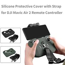 Sunnylife-funda protectora de silicona + correa de regalo para Dron, funda protectora para DJI Mavic Air 2, accesorio para cámara 2024 - compra barato