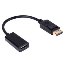 Adaptador dp para adaptador de exibição, adaptador conversor de cabo macho para fêmea para projetor, notebook, tv 1080p 2024 - compre barato