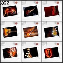 XGZ-alfombrilla de ratón para guitarra eléctrica, accesorio promocional de 22x18cm para amantes de la música, imagen de aficionado, PC, Notebook, Tabllt, jugador de juegos, para Cs Go 2024 - compra barato