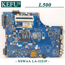 KEFU NSWAA LA-5321P original mainboard for Toshiba L500 L550 Laptop motherboard 2024 - buy cheap