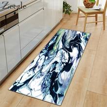 Marble Printed Kitchen Floor Mat Anti-slip Absorbent Living Room Carpet Bathroom Doormat Polyester Soft Hallway Rug Foot Mat 2024 - buy cheap