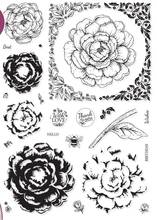 flower  Transparent Clear Silicone Stamp/Seal For DIY Scrapbooking/Photo Album Decorative Clear Stamp Sheets A3008 2024 - buy cheap