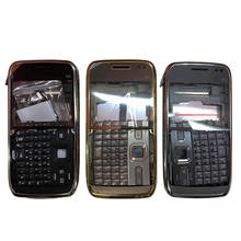Полный корпус ZUGZUC, для Nokia E72, Полный корпус, мобильный телефон + клавиатура E72, черный чехол 2024 - купить недорого
