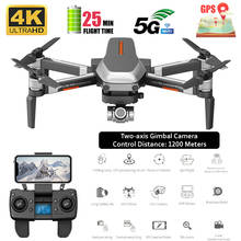 Drone profissional, 4k, quadricóptero ajustável, wi-fi, 5g, sem escova, fotos, retorno automático, fpv 2024 - compre barato