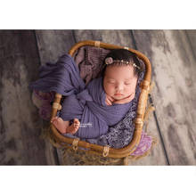 Accesorios de fotografía para recién nacidos, accesorios de cesta tejida para estudio de fotografía, accesorios de utilería Vintage para recién nacidos, muebles de fondo 2024 - compra barato