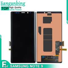 Tela lcd para celular samsung, touch screen, sensível ao toque, com moldura, para samsung galaxy note 9, n960, n960f, n960ds, 2024 - compre barato
